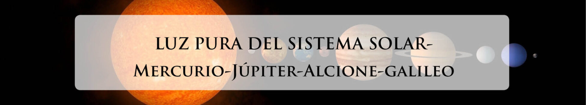 sistema Mercurio-Jupiter-Alcione-Galileo